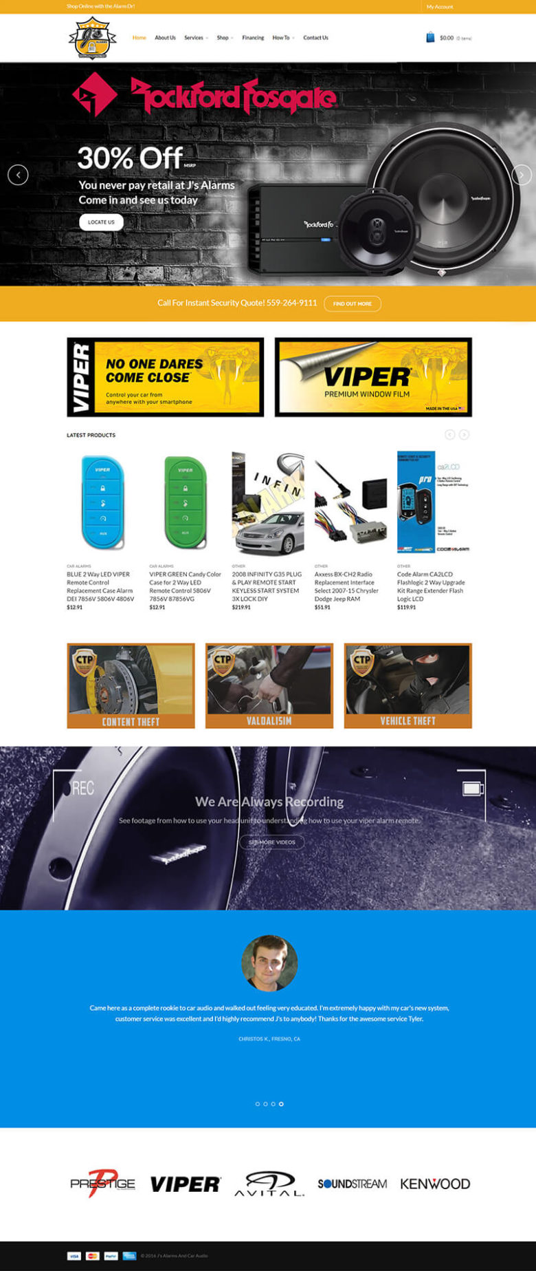 J's Alarms & Car Audio MAW PRO